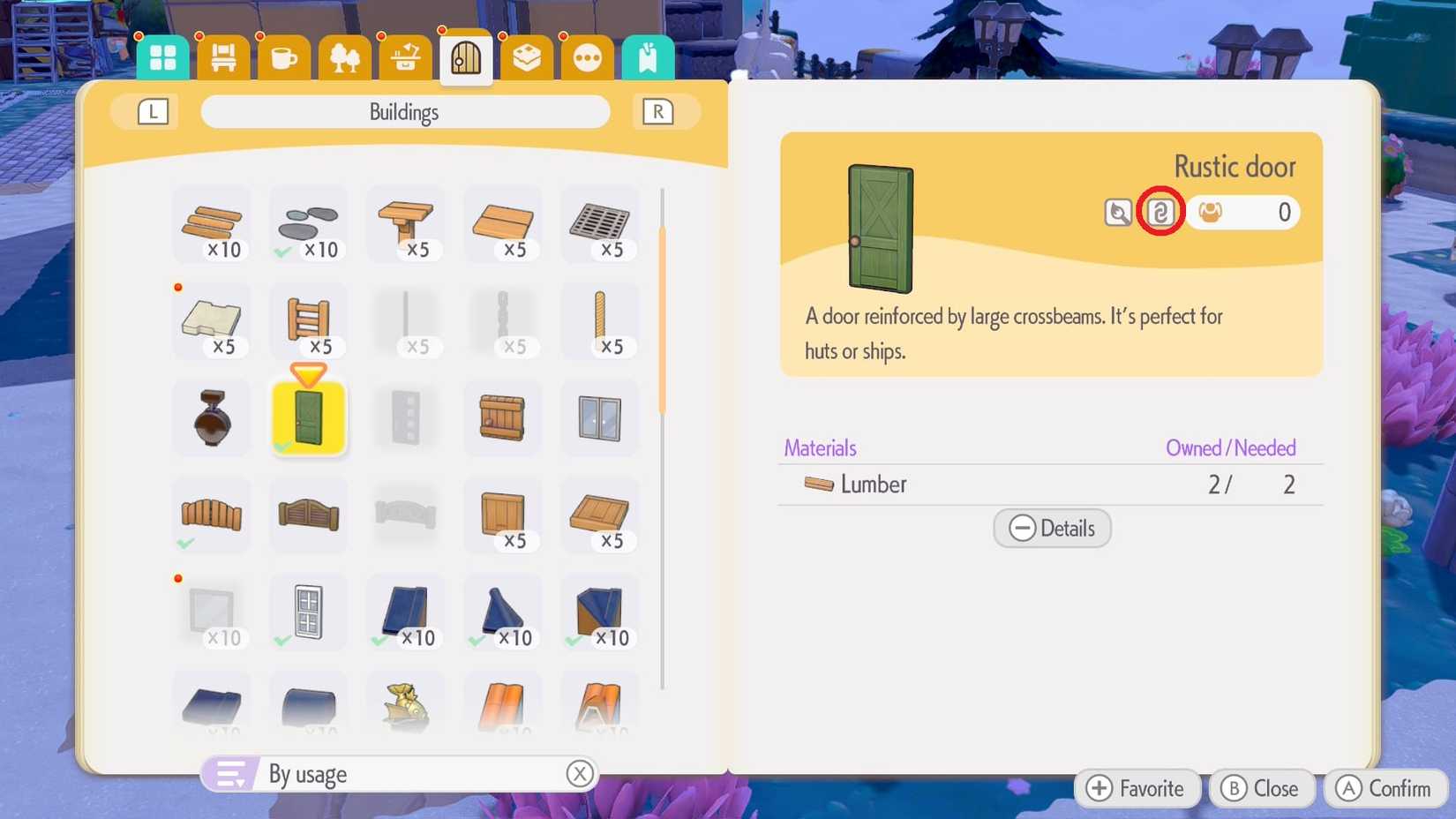 pokopia rustic door chain