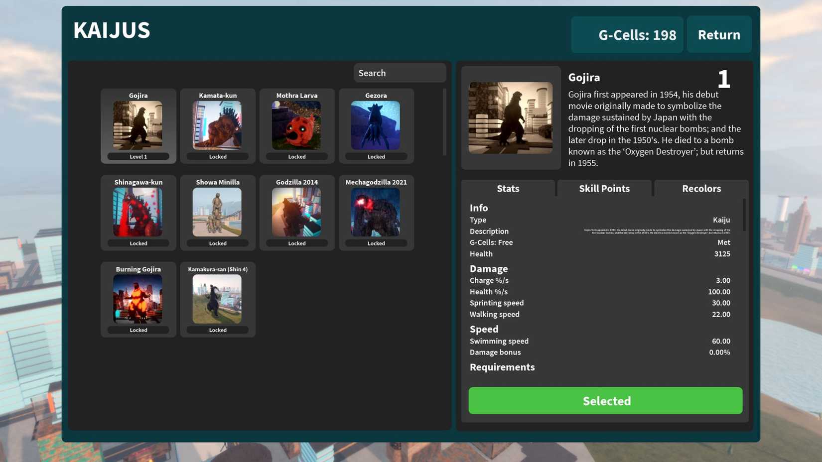 Project Universe kaijos