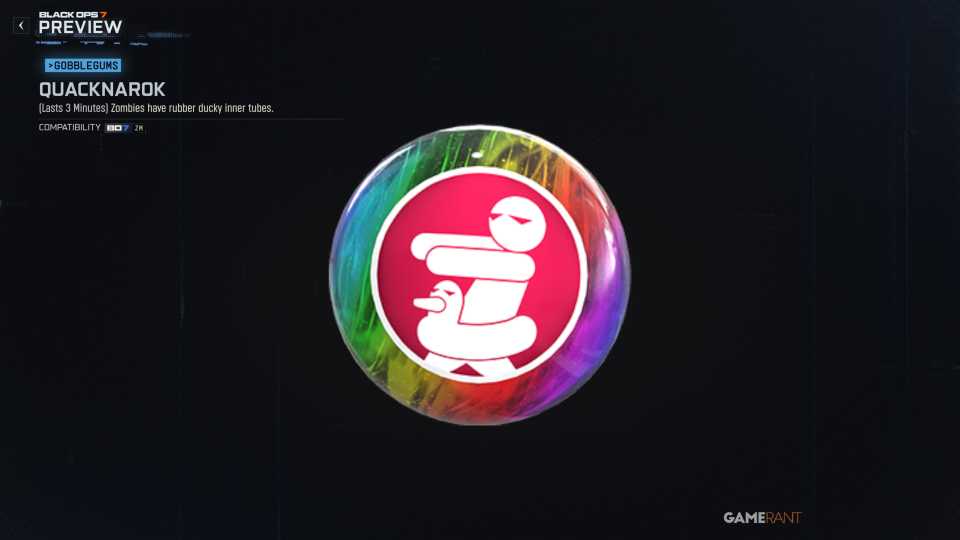 Quacknarok (GobbleGum) - Paradox Junction event reward