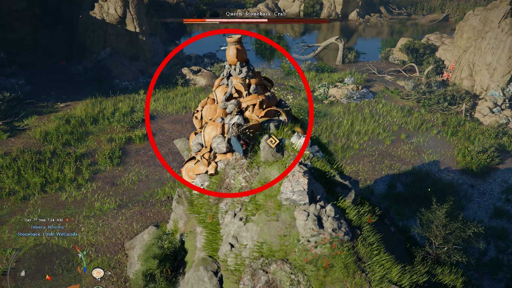 Queen Stoneback Crab Location & Boss Guide in Crimson Desert