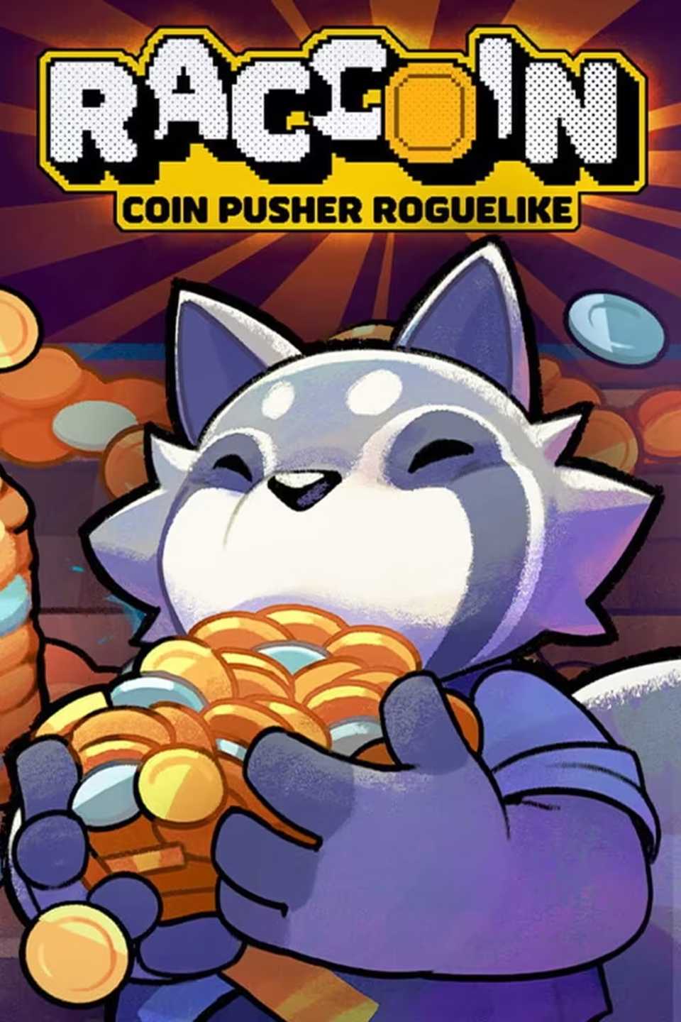 Raccoin Coin Pusher Roguelike tag page cover image