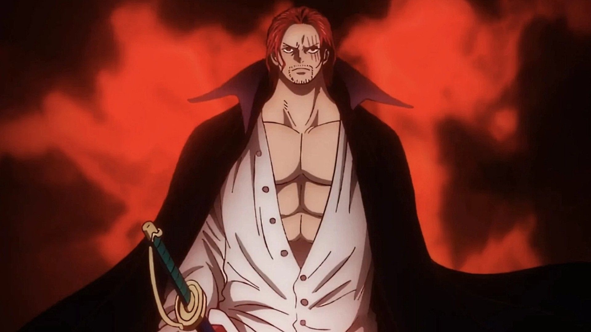 New Elbaf Powers straw hat pirates Stronger Red Hair Pirates one piece
