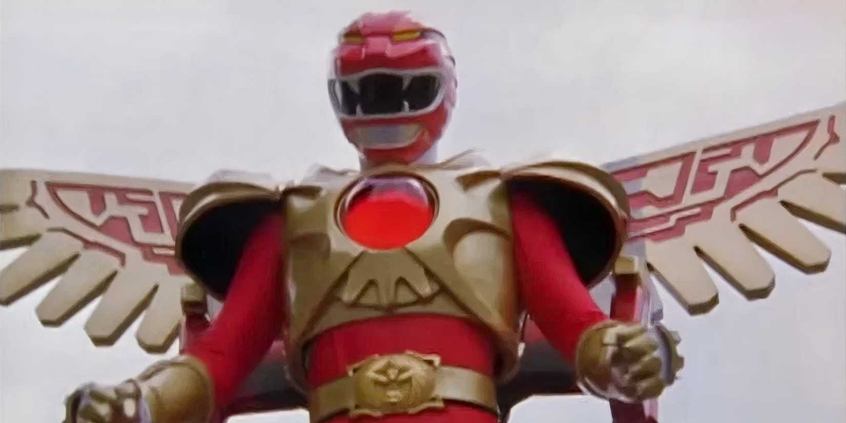 Red Savage Warrior Power Rangers Wild Force