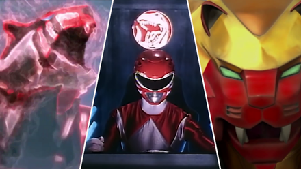 Red Tiger Spirit, Red Dino Zord Cockpit, Red Wild Force Lion Zord