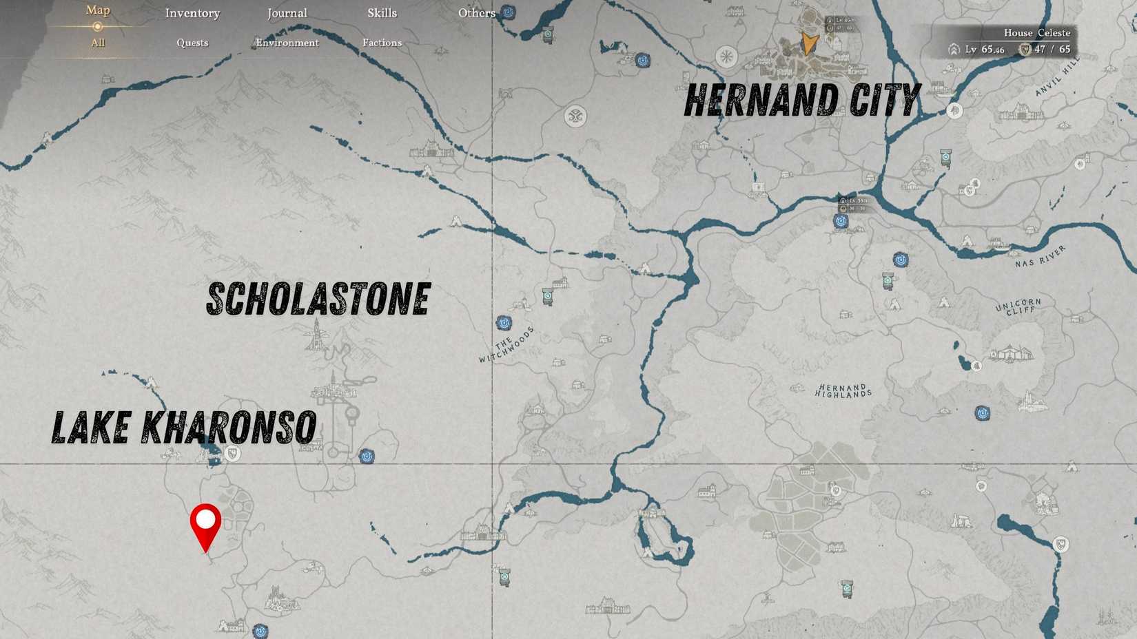 Reindeer location in the Crimson Desert