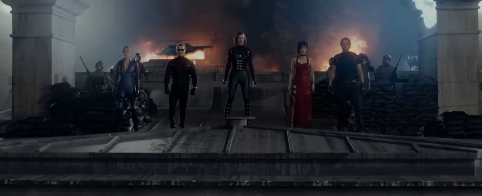 resident evil retribution characters on the white house