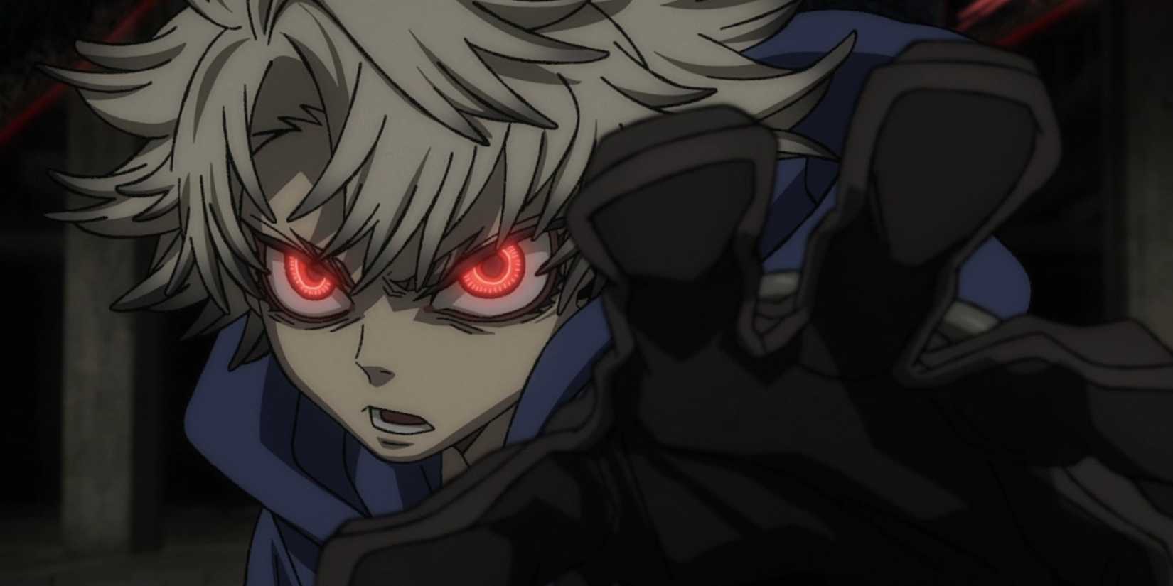 Rudo holds up a gloved hand and speaks.