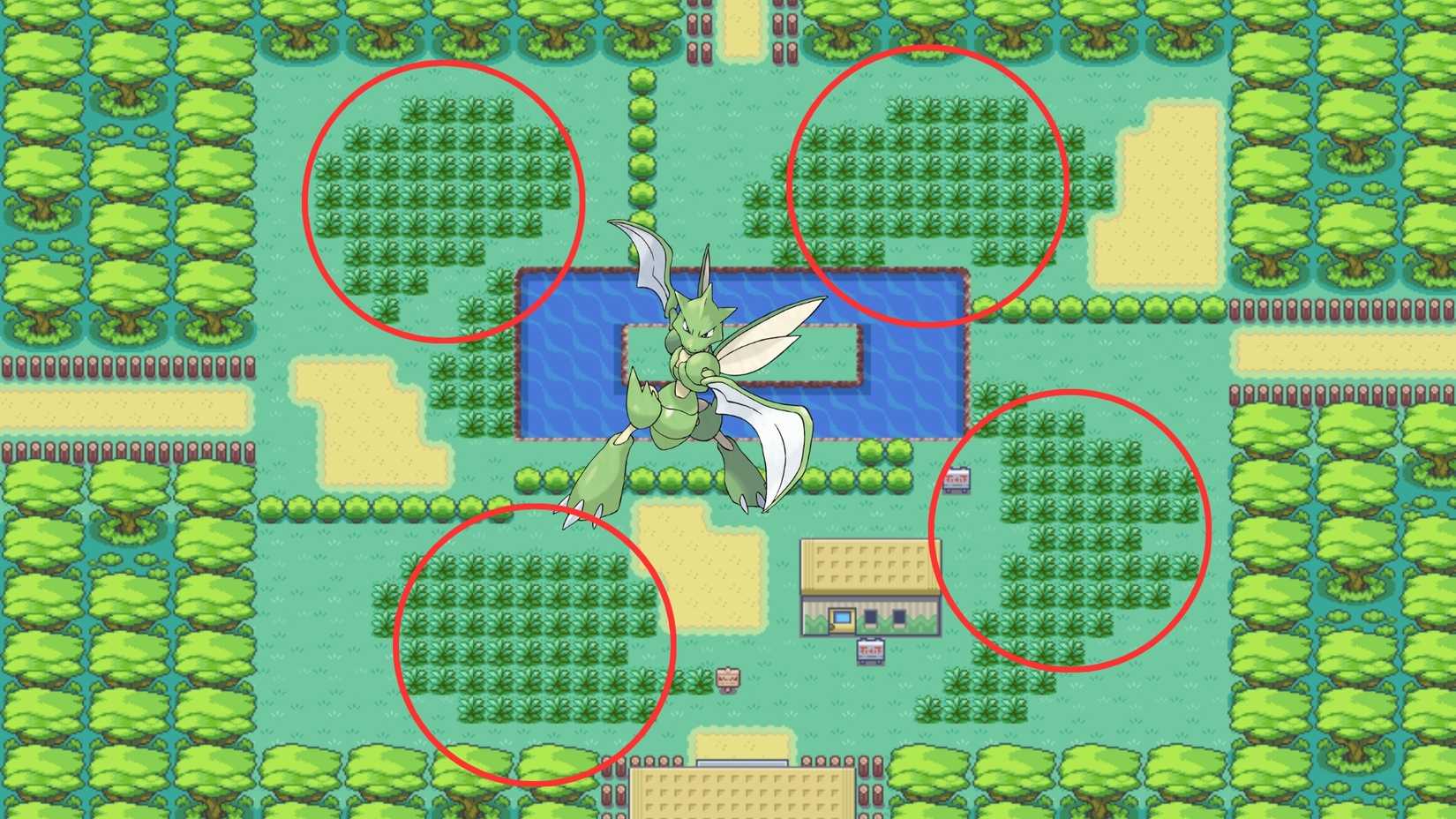 safari zone scyther location pokemon firered leafgreen