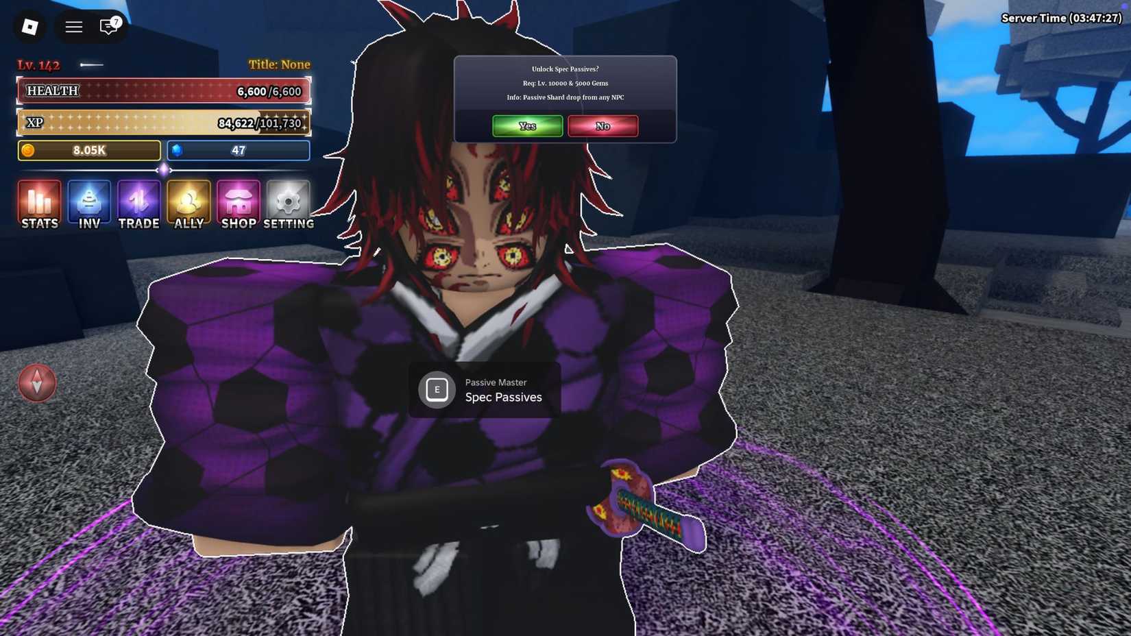 Sailor Peace Space Passive NPC 