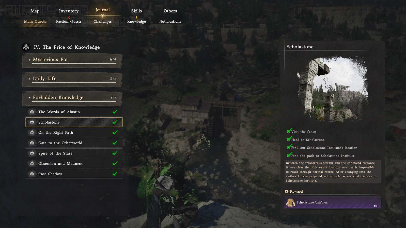 Scholastone Quest Focus Force Palm Crimson Desert