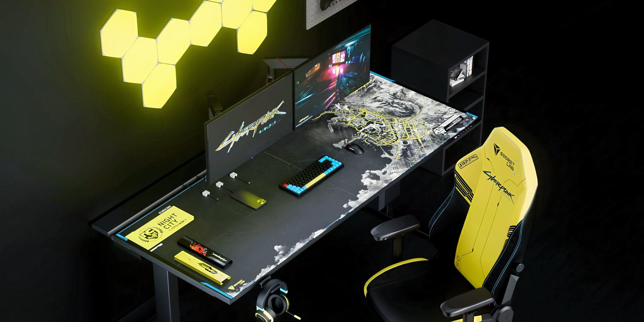 Secretlab Easter Sale: Meja Magnus Pro Cyberpunk