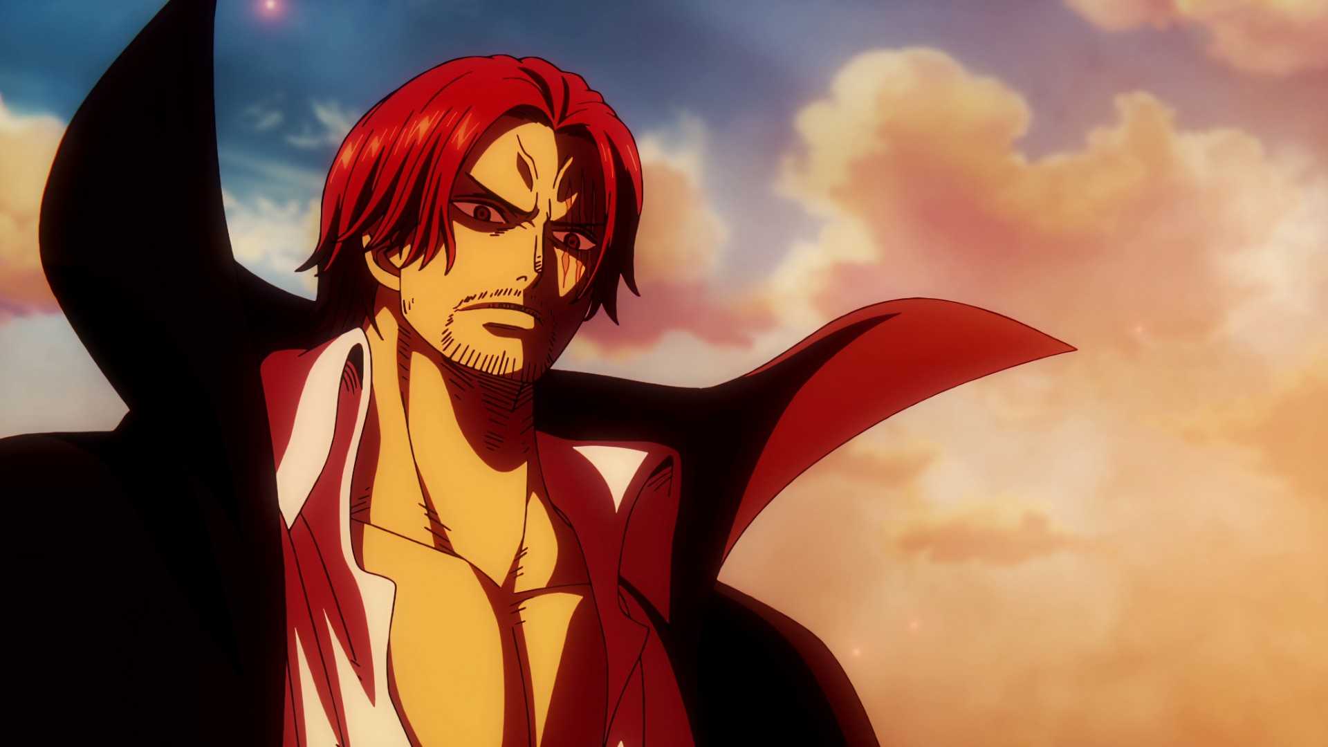 8 Karakter Anime OP yang Tidak Pernah Menggunakan Kekuatan Penuh Mereka 32 Shanks Characters Use Conqueror's Haki Coating one piece