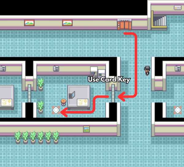 where to find the card key in pokemon fire red How to get the Card Key in Pokemon Fire Red