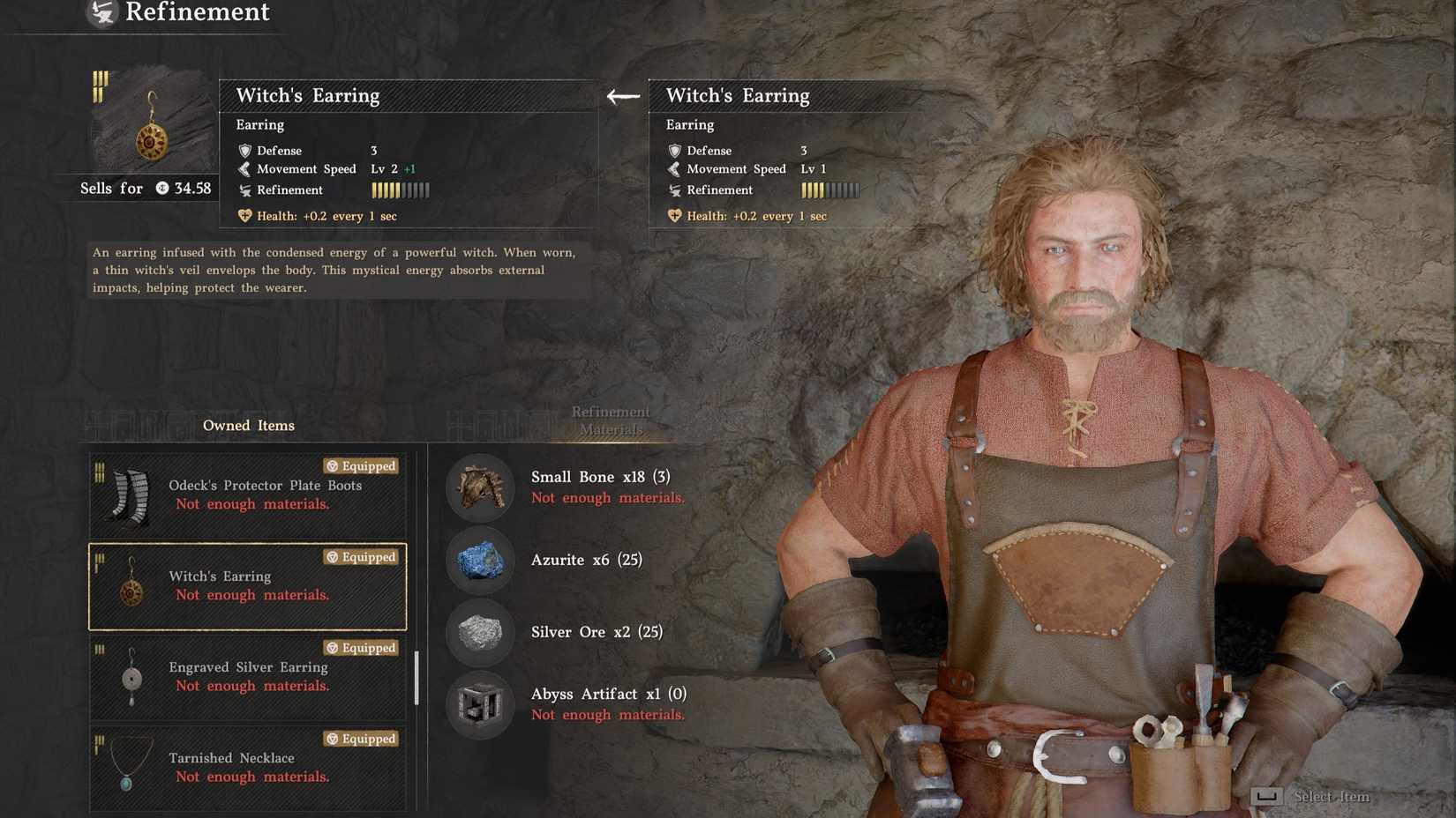 Requirement for Silver Ore and Azurite in Crimson Desert