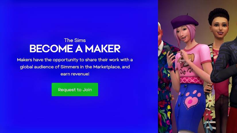 Sims 4 Maker Progam website