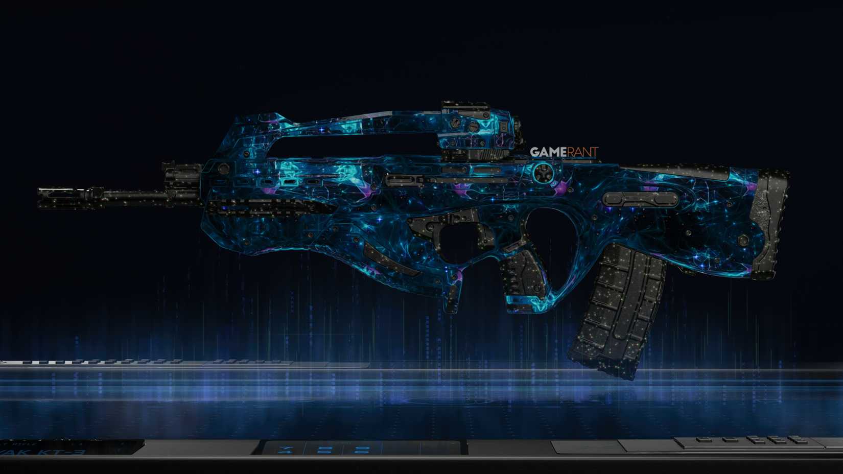 Singularity Camo preview on the Swordfish A1 - Black Ops 7