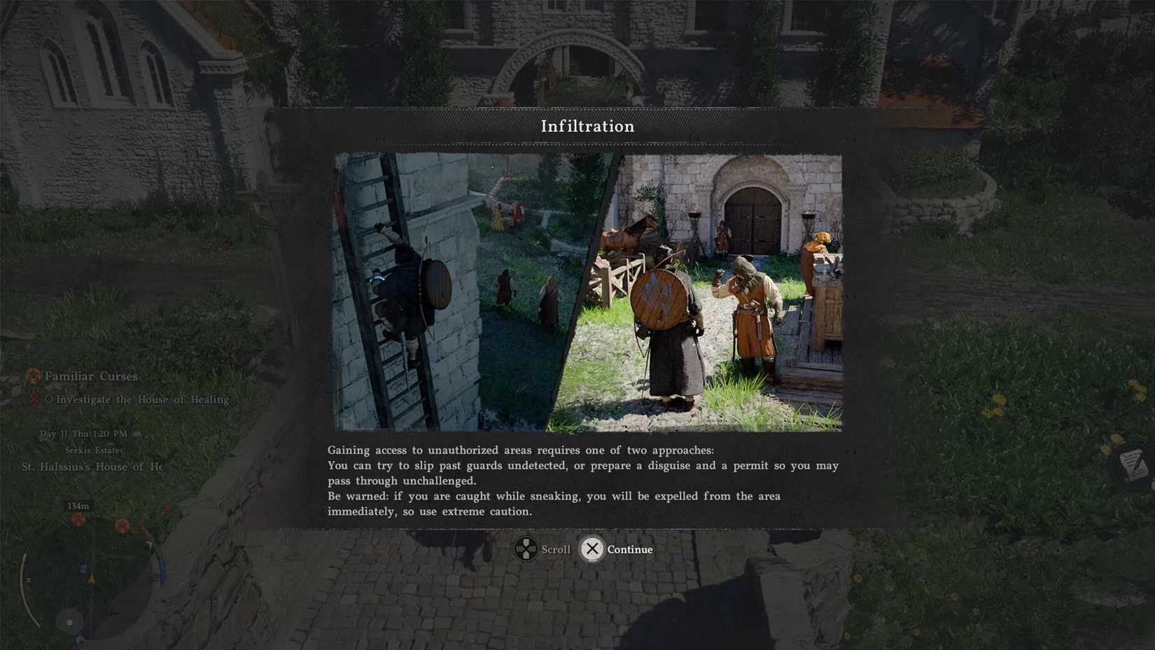 Infiltrate a nursing home in the Crimson Desert