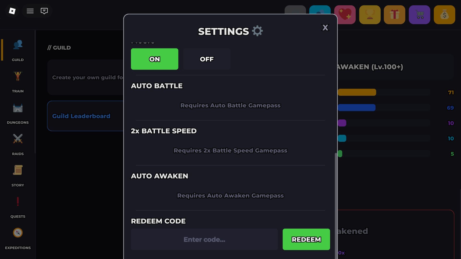 Roblox Solo Leveling Incremental Codes Solo Leveling Increme Codes 4 