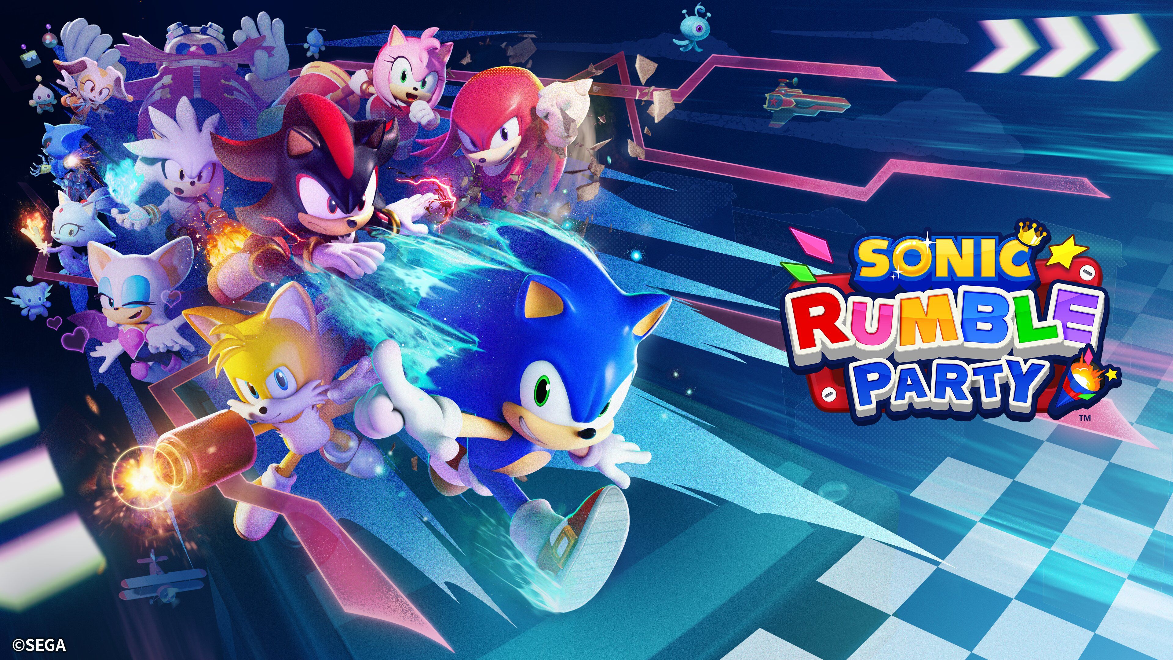 Sonic Rumble Party Relaunches With Smurfs Collab