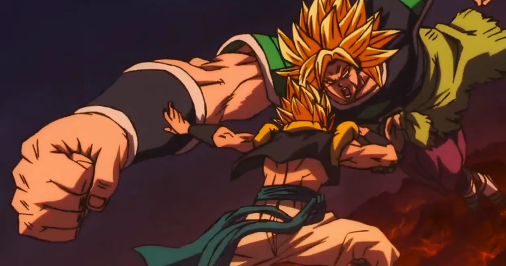 SSJ Broly vs SSJ Gogeta