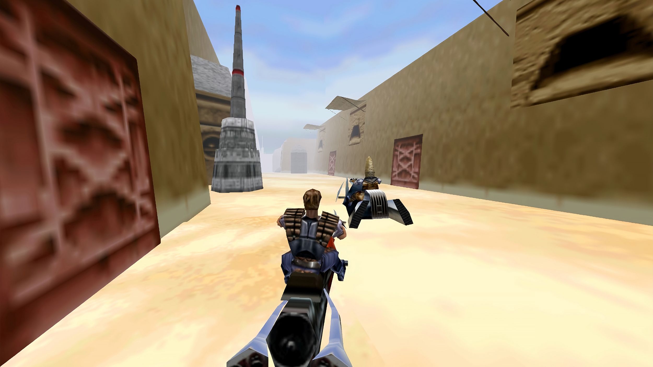 Star Wars Shadows of the Empire Dash riding speeder