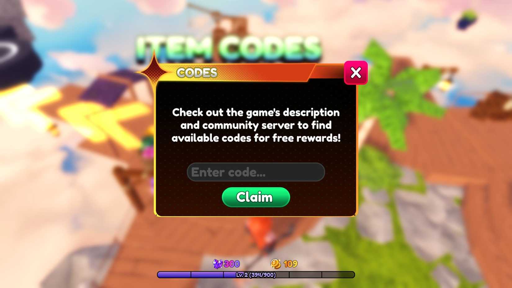 Summon Heroes the codes tab