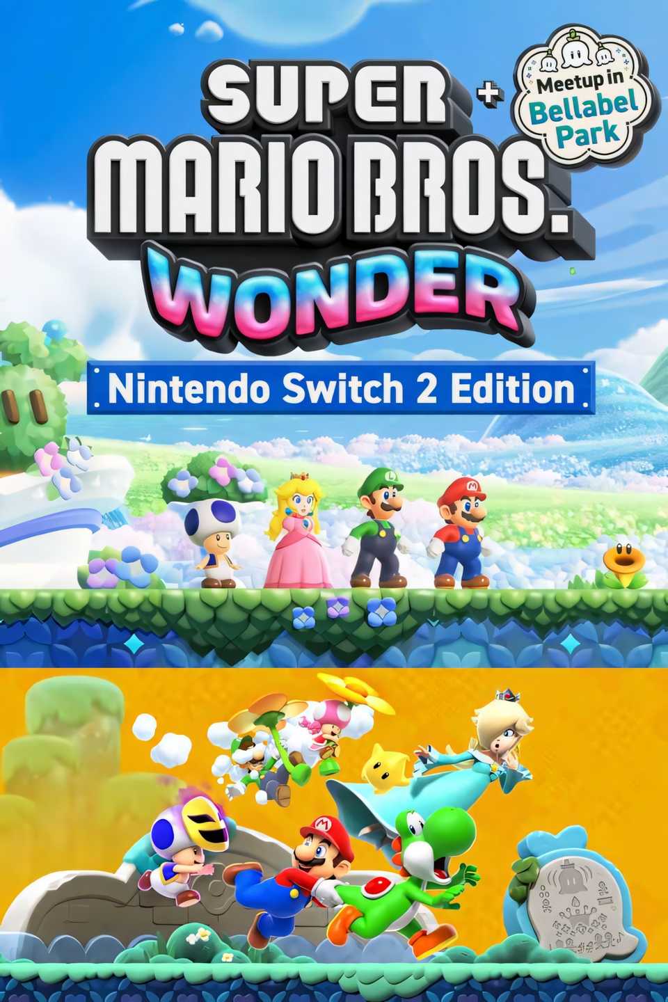 Super Mario Bros Wonder + Meetup in Bellabel Park Tag Page Cover Art