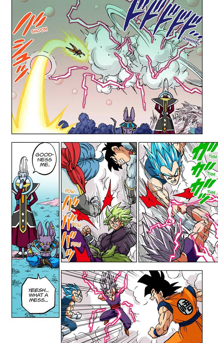 Super Saiyan Blue Evolved Vegeta vs Gohan Beast