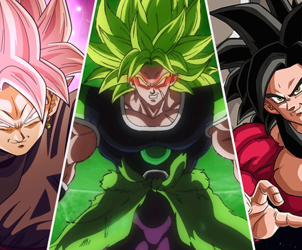 Super Saiyan Rose Goku Black, Legendary Super Saiyan Broly, SSJ4 Goku