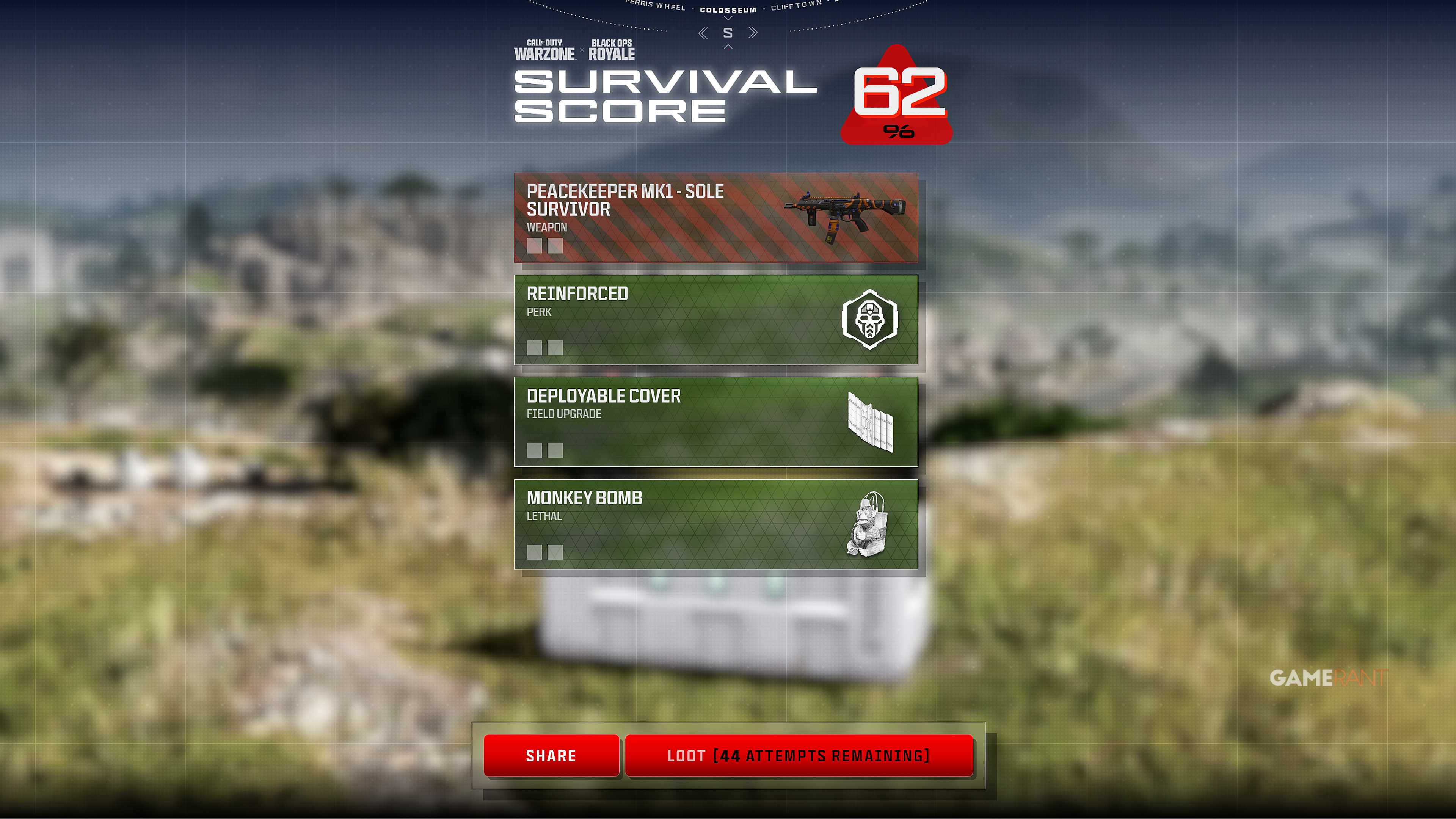Ops Score How to Get the Free Sole Survivor Blueprint in Warzone Black Ops Royale