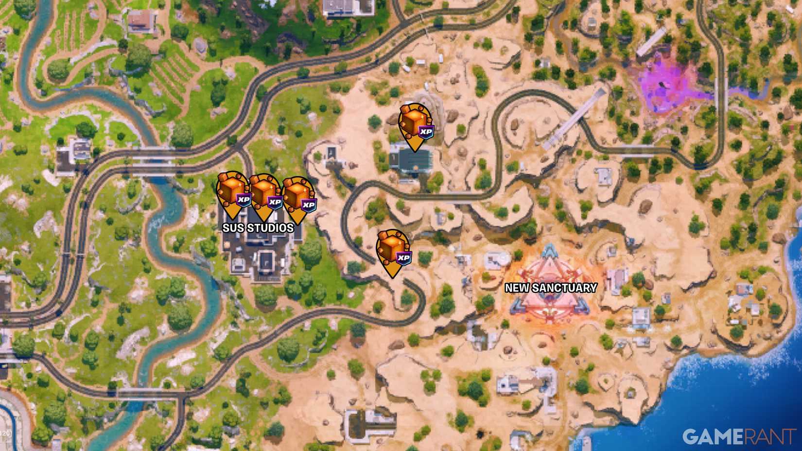Sus Studios Chaos Cube Locations in Fortnite