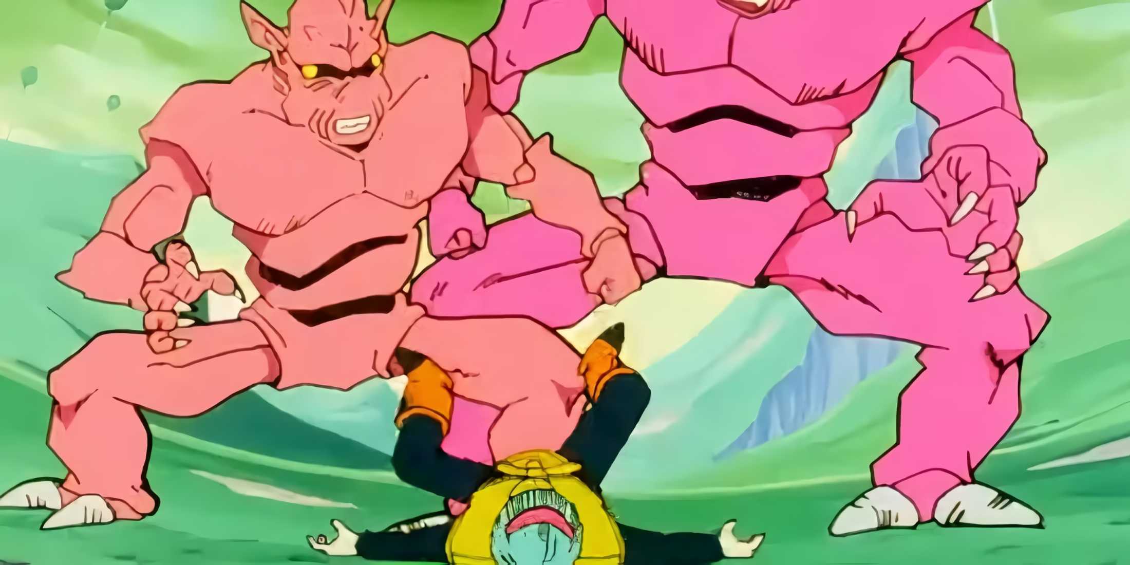 The ilussion is broken and Bulma sees the real identity of the fake Namekians.