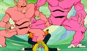The ilussion is broken and Bulma sees the real identity of the fake Namekians.
