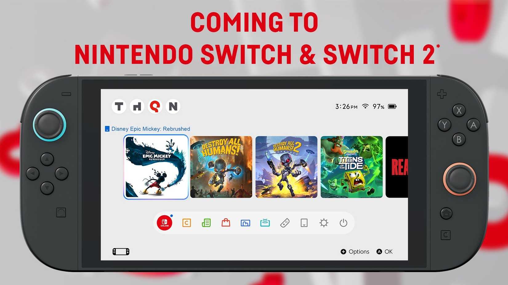 THQ Nordic Switch 2 Announcement
