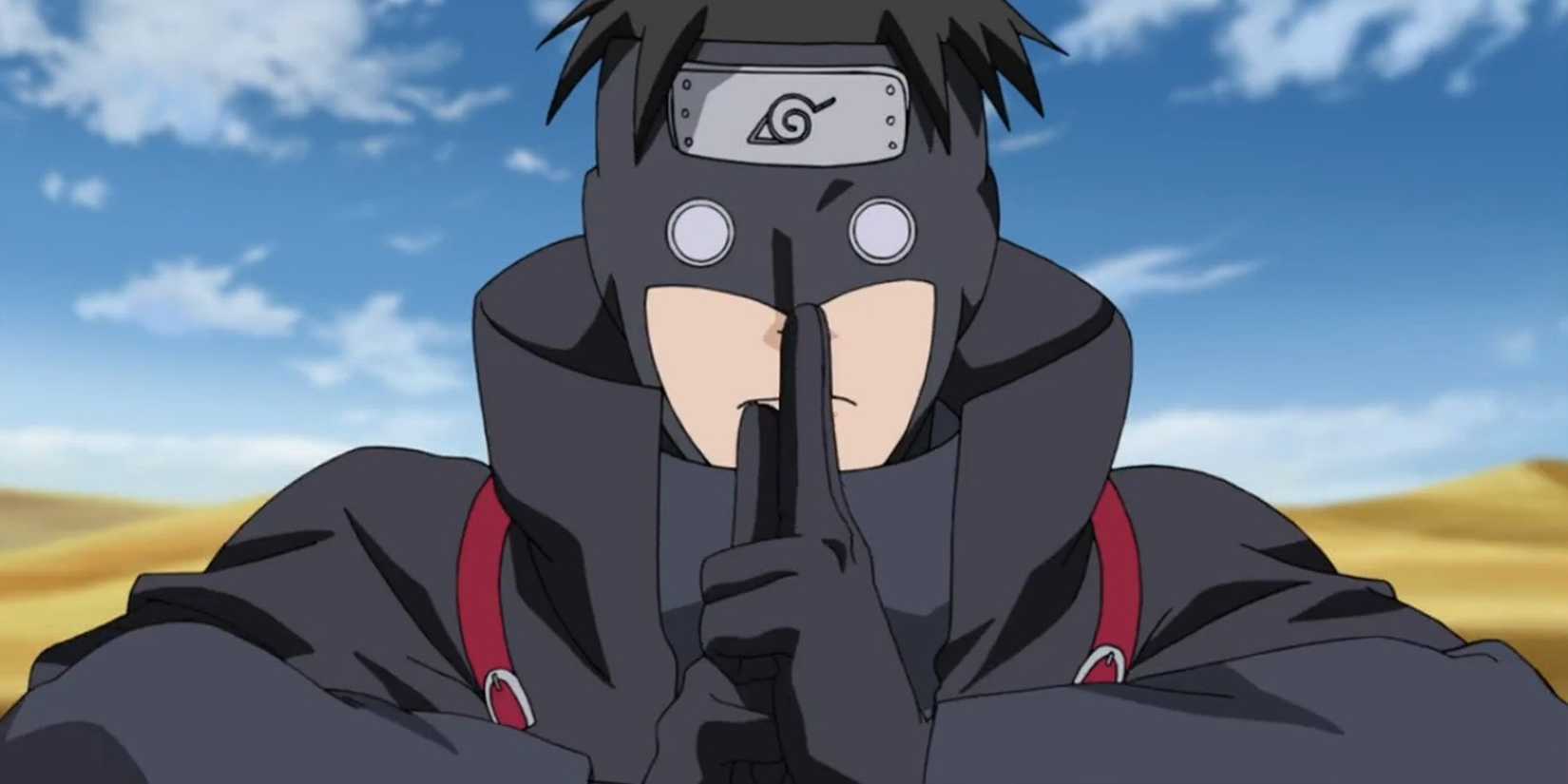 Torune Aburame Melakukan Tanda Tangan Torune Aburame makes a hand sign.