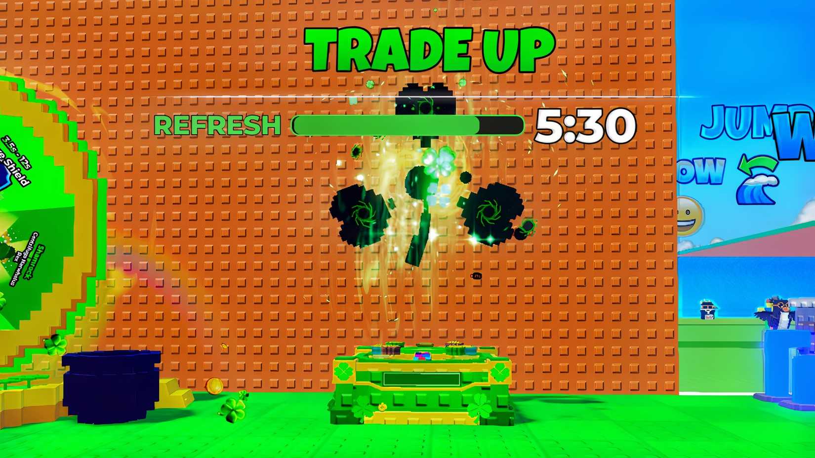 trade up machine in escape tsunami for brainrots