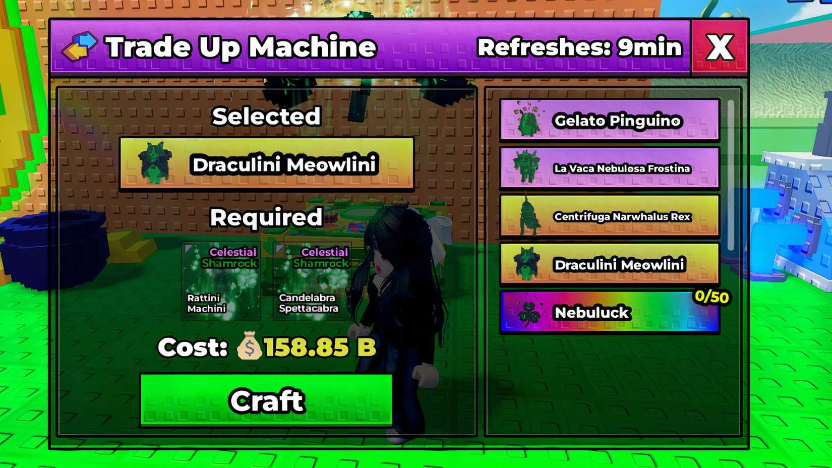 trade tsunami escape machine recipes for dementors