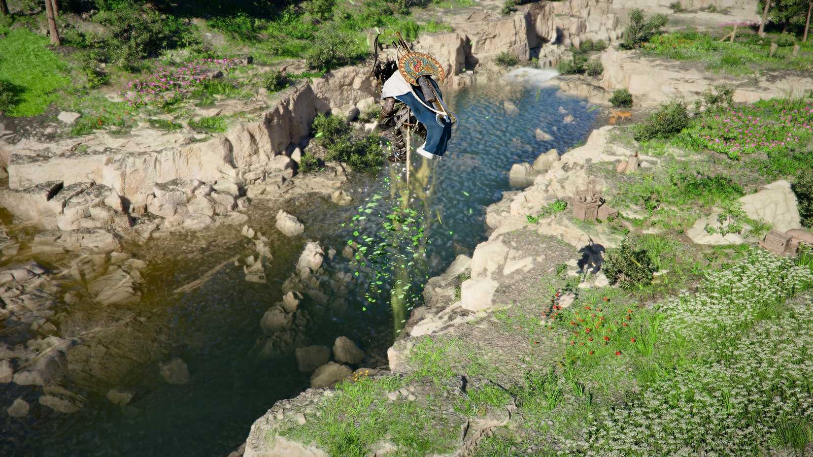 Triple jump with Aerial Force Palm Crimson Desert