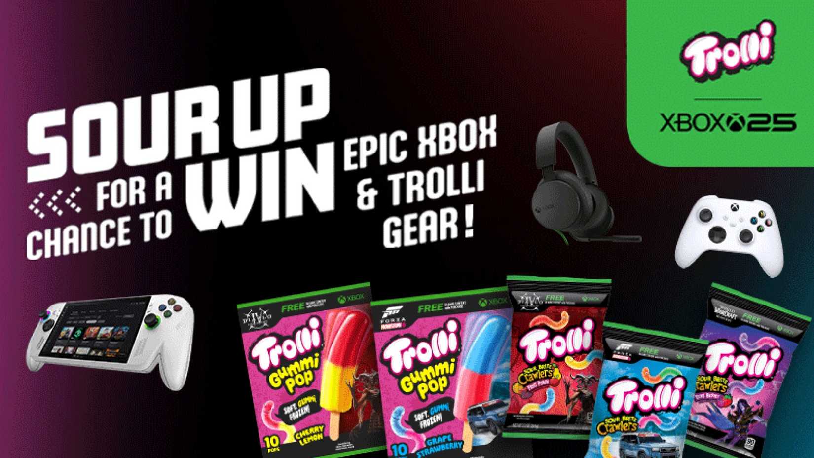 trolli xbox promotion sweepstakes giveaway