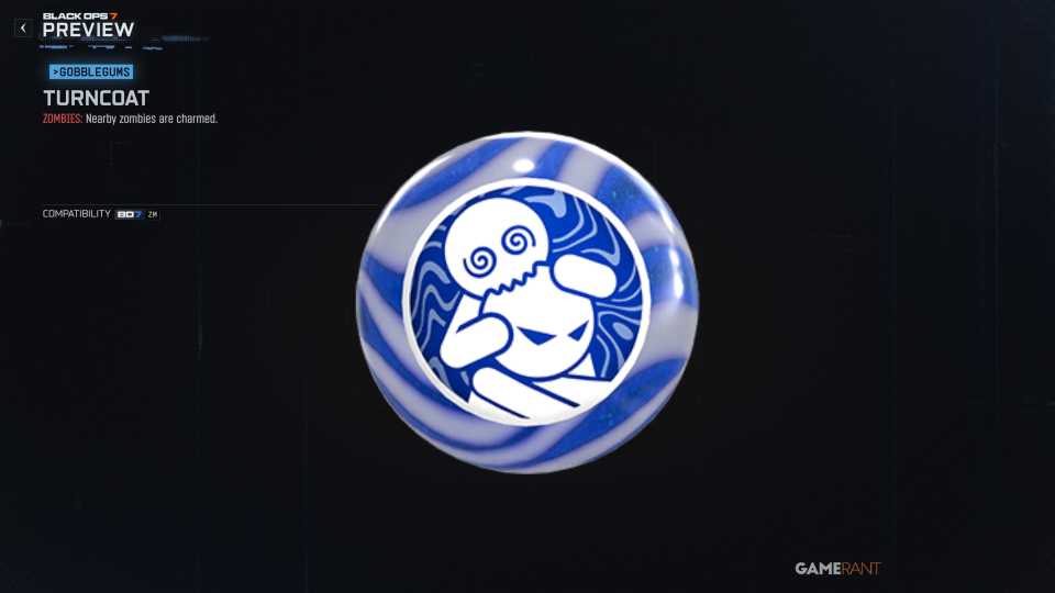 Turncoat (GobbleGum) - Paradox Junction event reward