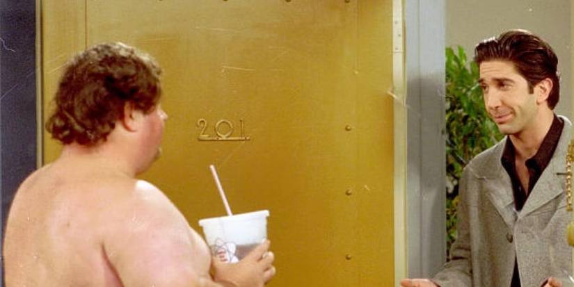 Ugly Naked Guy dan Ross di Friends Musim 5