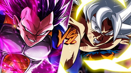 Ultra Ego Vegeta vs Ultra Instinct Goku