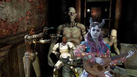 Alfira from baldur's gate 3, smuggler from star wars the old republic, and Nosferatu from Vampire: the Masquerade - Bloodlines.
