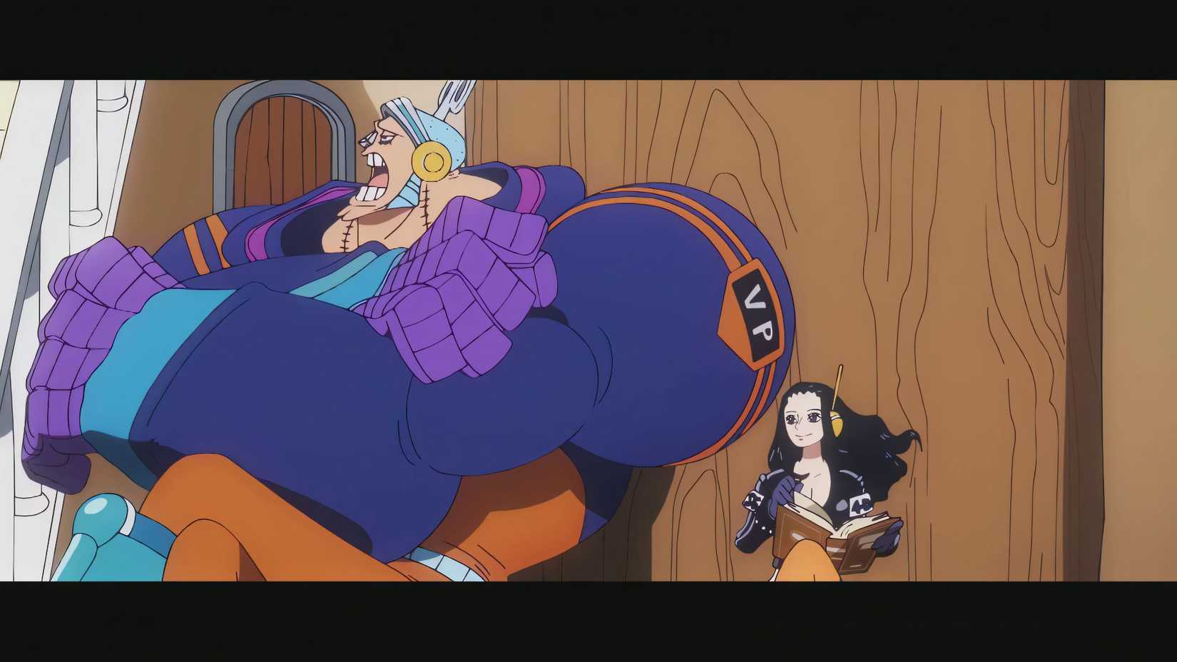 Franky New Super Vega Cola power up naruto Sage Mode