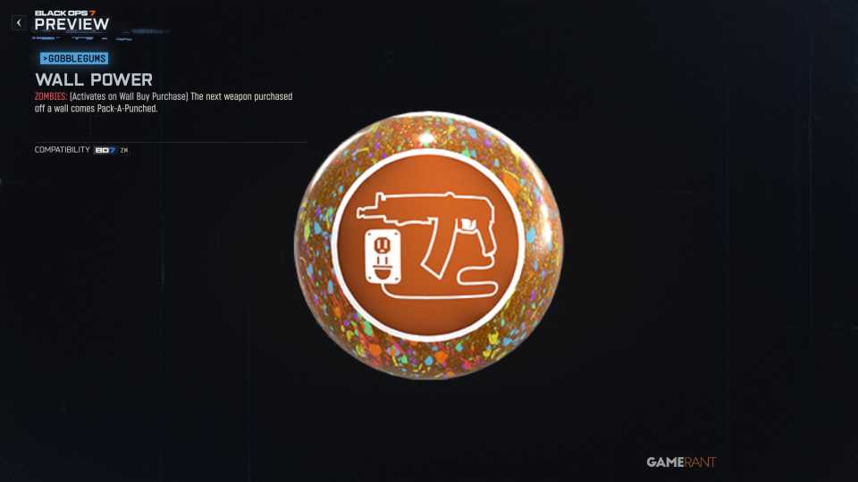 Wall Power (GobbleGum) - Paradox Junction event reward