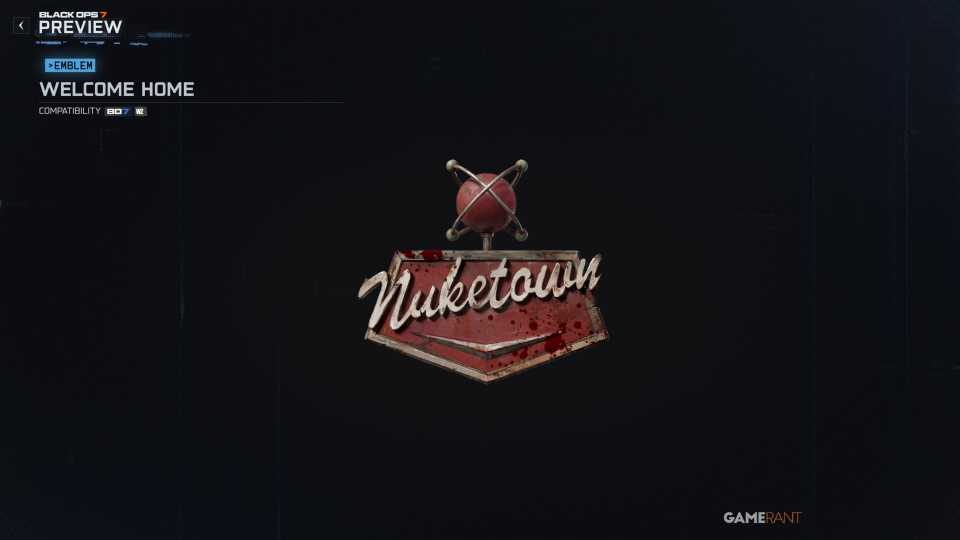 Welcome Home (Emblem) - Paradox Junction event reward