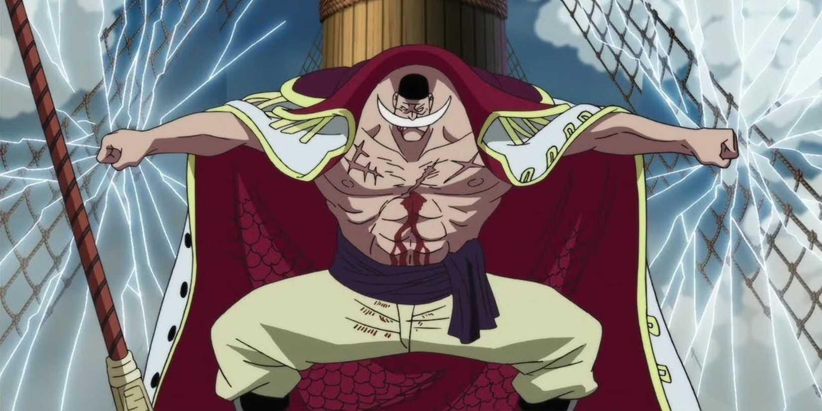 Whitebeard uses the Tremor-Tremor fruit.