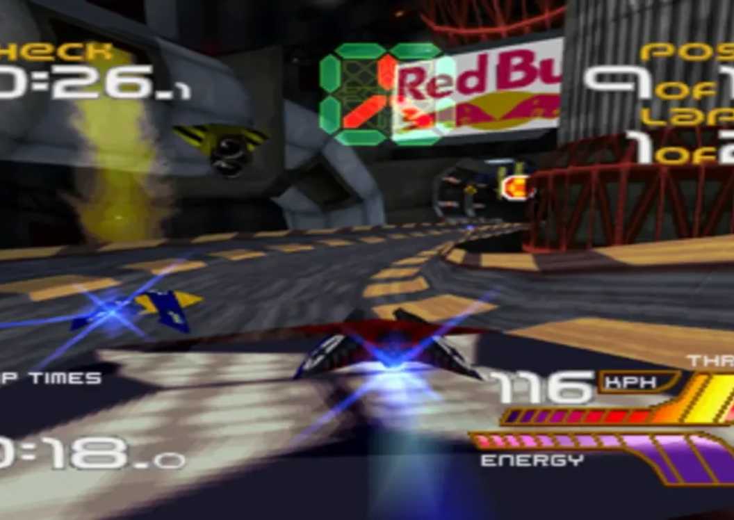 Wipeout XL Race Into Tunnel