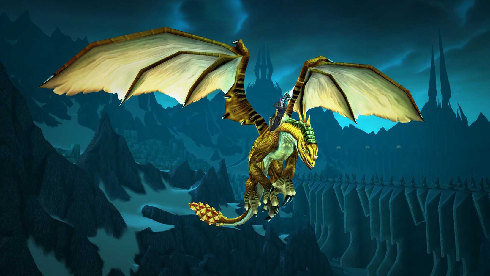 worl dof warcraft wrath of the lich king flying