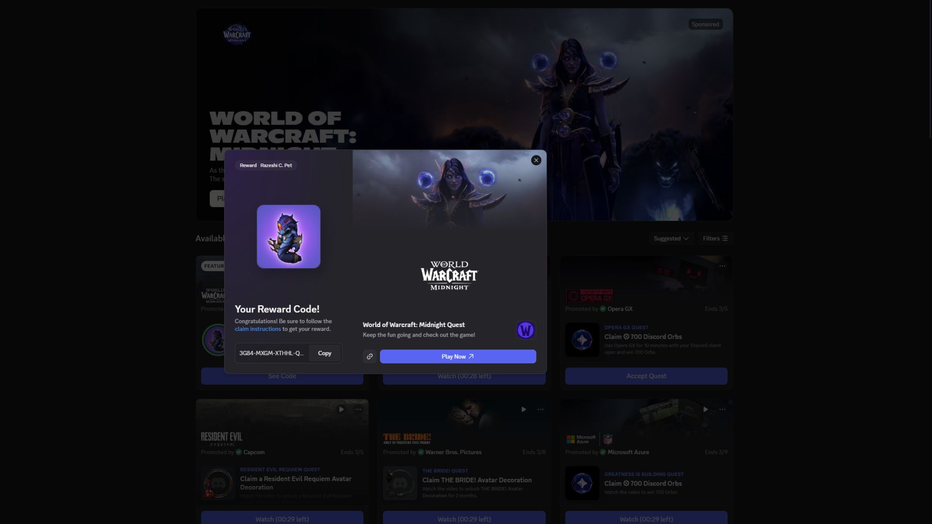 World of Warcraft Players Can Earn a Free Pet By Completing a New ...